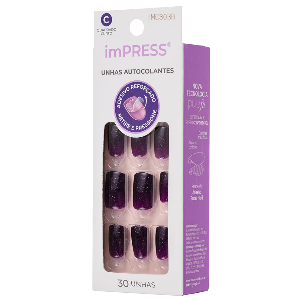 Unhas Autocolantes ImPRESS Unique Colors - After Thought